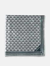 Prada geometric silk square scarf -  | Spazio Pritelli