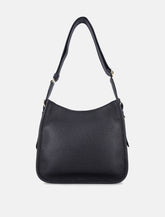 Prada medium black leather shoulder bag -  | Spazio Pritelli