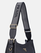 Prada medium black leather shoulder bag -  | Spazio Pritelli