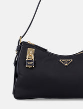 Prada Black Nylon Hobo Bag -  | Spazio Pritelli