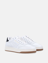 Saint Laurent SL/61 woman's sneakers in smooth white leather -  | Spazio Pritelli