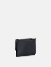 Saint Laurent Uptown compact wallet in grain de poudre leather -  | Spazio Pritelli