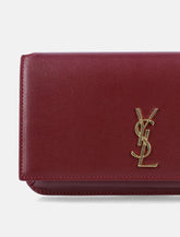 Saint Laurent Cassandre leather phone holder -  | Spazio Pritelli