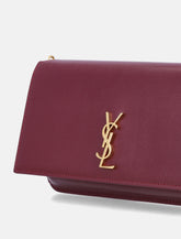 Saint Laurent Cassandre leather phone holder -  | Spazio Pritelli