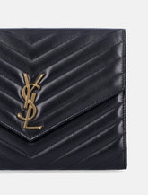 Saint Laurent Cassandre Matelassé Flap Pouch in quilted lambskin -  | Spazio Pritelli
