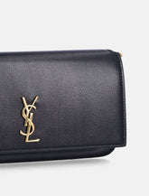 Saint Laurent Cassandre leather phone holder -  | Spazio Pritelli