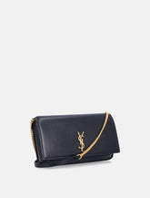 Saint Laurent Cassandre leather phone holder -  | Spazio Pritelli