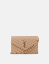 Saint Laurent Cassandre lambskin chain wallet -  | Spazio Pritelli