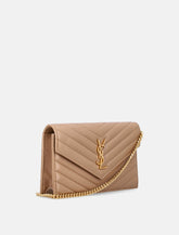 Saint Laurent Cassandre lambskin chain wallet -  | Spazio Pritelli