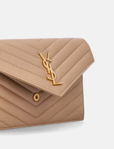 Saint Laurent Cassandre lambskin chain wallet -  | Spazio Pritelli