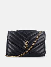 Saint Laurent Loulou Large Matelassé Lambskin Chain Bag -  | Spazio Pritelli
