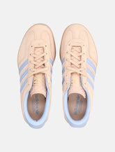 adidas Gazelle Stack women’s platform sneakers in beige suede and violet leather -  | Spazio Pritelli