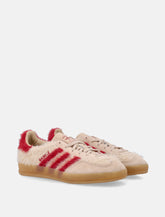 Adidas Gazelle Bold beige and red knit sneakers -  | Spazio Pritelli
