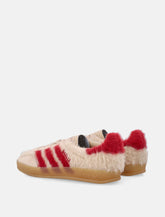Adidas Gazelle Bold beige and red knit sneakers -  | Spazio Pritelli
