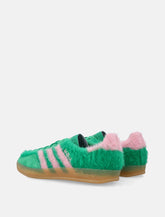 Adidas Gazelle Bold green and pink knit sneakers -  | Spazio Pritelli