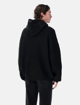Fear of God Essentials black heavy Waffle hoodie -  | Spazio Pritelli