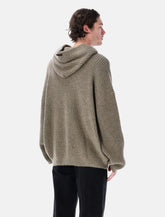Fear of God Essentials maglia marrone con cappuccio Heavy Waffle -  | Spazio Pritelli