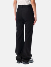 Balenciaga Black Straight Fit Tailored Wool Pants -  | Spazio Pritelli