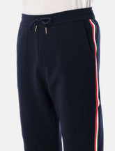 Thom Browne grosgrain-trimmed sweatpants -  | Spazio Pritelli