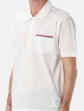 Thom Browne mercerized piqué polo -  | Spazio Pritelli