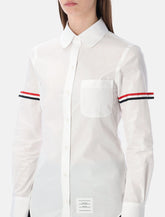 Thom Browne classic round-collar shirt -  | Spazio Pritelli
