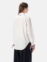 Thom Browne easy-fit point collar shirt -  | Spazio Pritelli