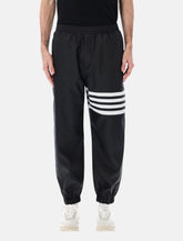 Thom Browne black 4-Bar track pants -  | Spazio Pritelli