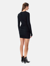 Marant Étoile Denise short draped jersey dress -  | Spazio Pritelli
