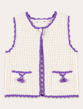 Bonpoint Laila hand-crocheted cotton cardigan -  | Spazio Pritelli
