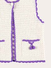 Bonpoint Laila hand-crocheted cotton cardigan -  | Spazio Pritelli