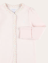 Polo Ralph Lauren baby girl floral-trim cotton coverall -  | Spazio Pritelli