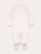 Polo Ralph Lauren baby girl floral-trim cotton coverall -  | Spazio Pritelli