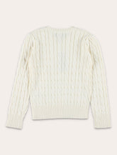 Polo Ralph Lauren cable-knit cotton sweater for girls -  | Spazio Pritelli