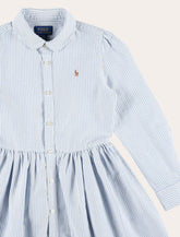 Polo Ralph Lauren girl's striped cotton Oxford shirtdress -  | Spazio Pritelli