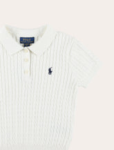Polo Ralph Lauren girl's mini-cable cotton polo sweater -  | Spazio Pritelli
