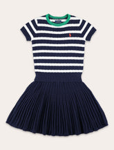 Polo Ralph Lauren girl's striped cotton sweater and skirt set -  | Spazio Pritelli