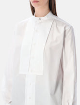 Camicia Smocking oversize in popeline bianco di Ralph Lauren -  | Spazio Pritelli