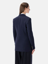 Ralph Lauren navy double-breasted blazer -  | Spazio Pritelli