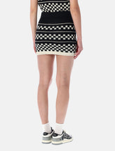 Mini gonna mesh a quadri Amiri -  | Spazio Pritelli
