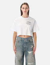Amiri Arts District cropped cotton tee -  | Spazio Pritelli