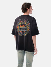 Amiri Flames oversized cotton T-shirt -  | Spazio Pritelli