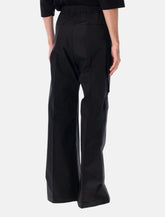 Pantaloni Cargobelas in popeline neri Rick Owens -  | Spazio Pritelli