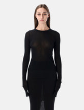 Top cropped a costine Rick Owens -  | Spazio Pritelli