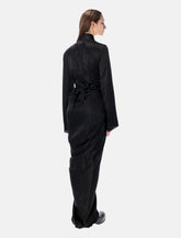 Rick Owens long wrap gown -  | Spazio Pritelli