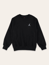 Nike Jordan black fleece logo sweatshirt for kids -  | Spazio Pritelli
