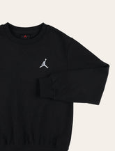 Nike Jordan black fleece logo sweatshirt for kids -  | Spazio Pritelli