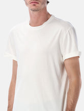 Golden Goose white distressed cotton t-shirt -  | Spazio Pritelli