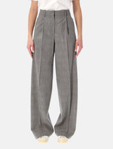 Golden Goose grey Prince-of-Wales oversize trousers -  | Spazio Pritelli