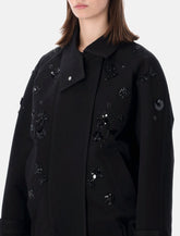 Giacca oversize in twill di cotone con ricamo floreale di Golden Goose -  | Spazio Pritelli