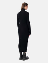 Moncler x Edward Enninful Wool Maxi Turtleneck Midi Dress -  | Spazio Pritelli